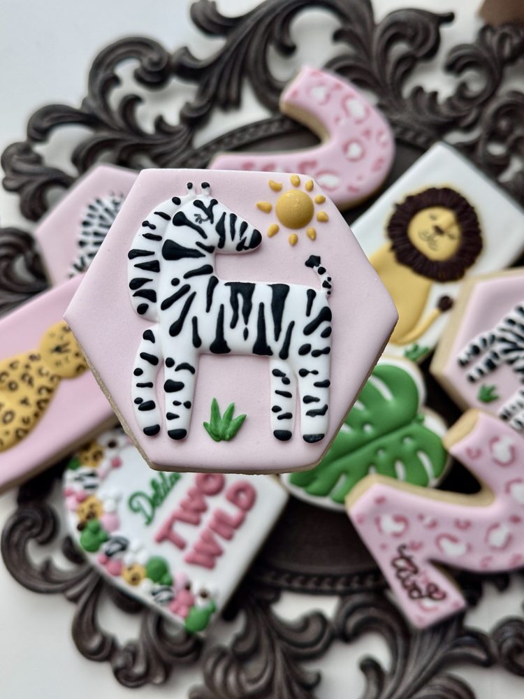 Two Wild Second Birthday Sugar Cookie Set