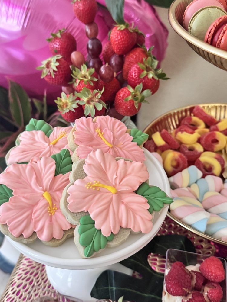 Island Bloom Hibiscus Cookies