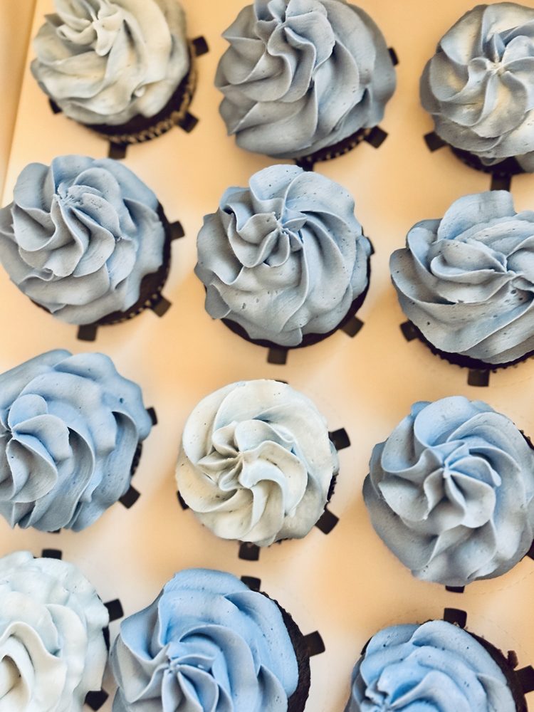 Swirl of Joy Birthday Cupcakes
