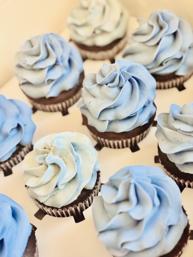 Swirl of Joy Birthday Cupcakes