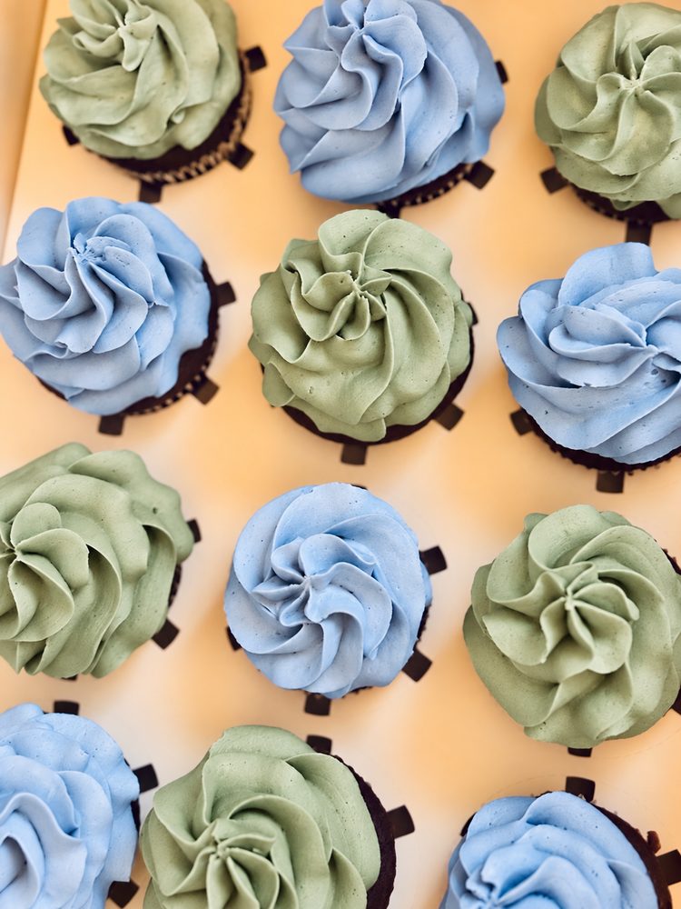 Swirl of Joy Birthday Cupcakes