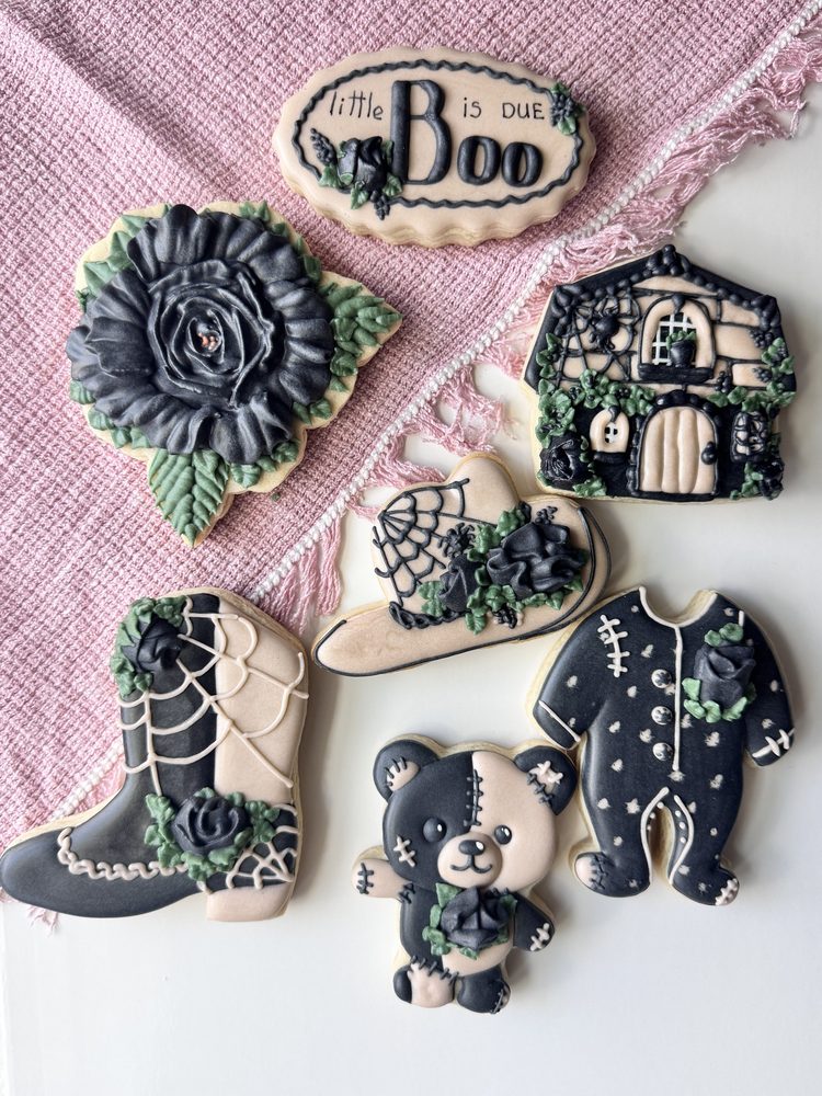 Western Boo Baby Shower Cookies