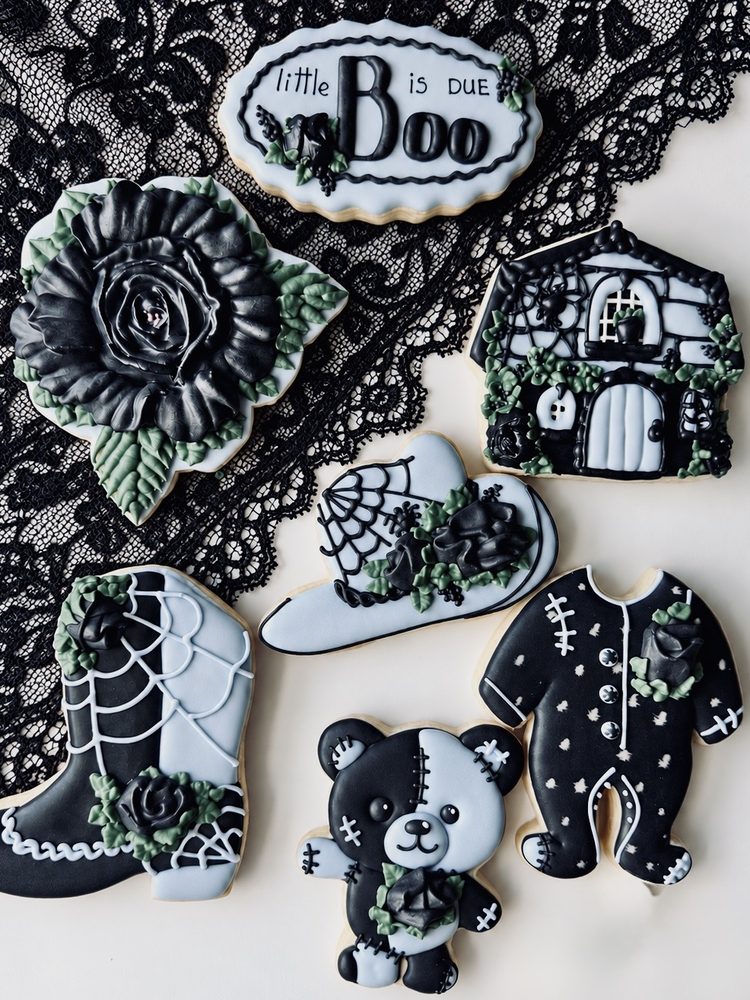 Western Boo Baby Shower Cookies
