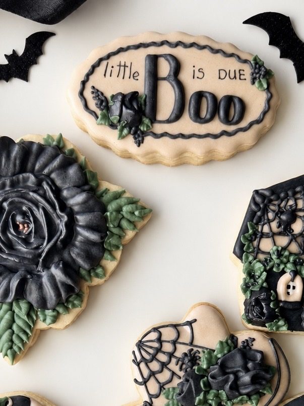 Western Boo Baby Shower Cookies